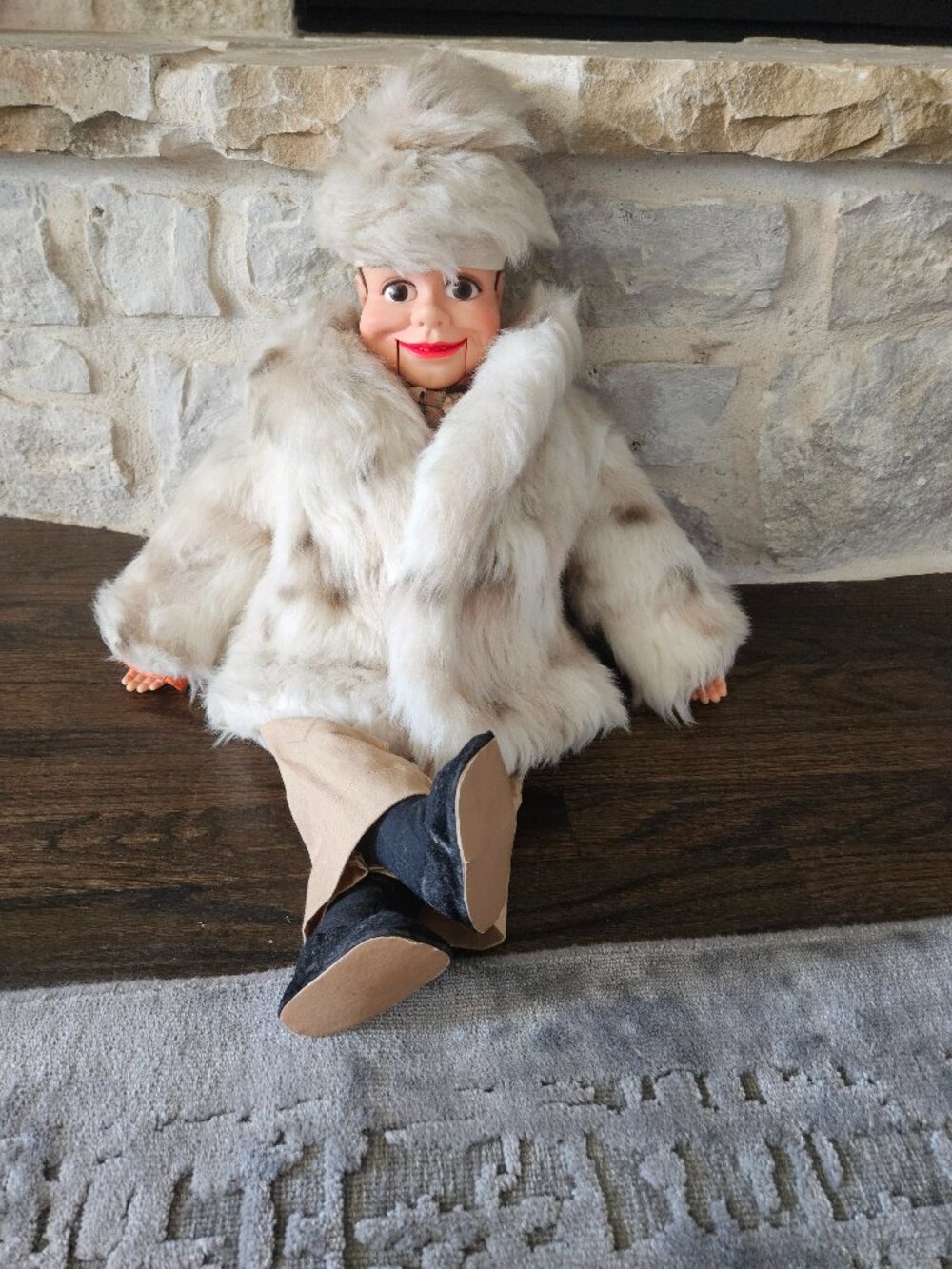 ORIGINAL OWNER VINTAGE 1967 JURO RICKY LITTLE VENTRILOQUIST DUMMY PUPPET DOLL
